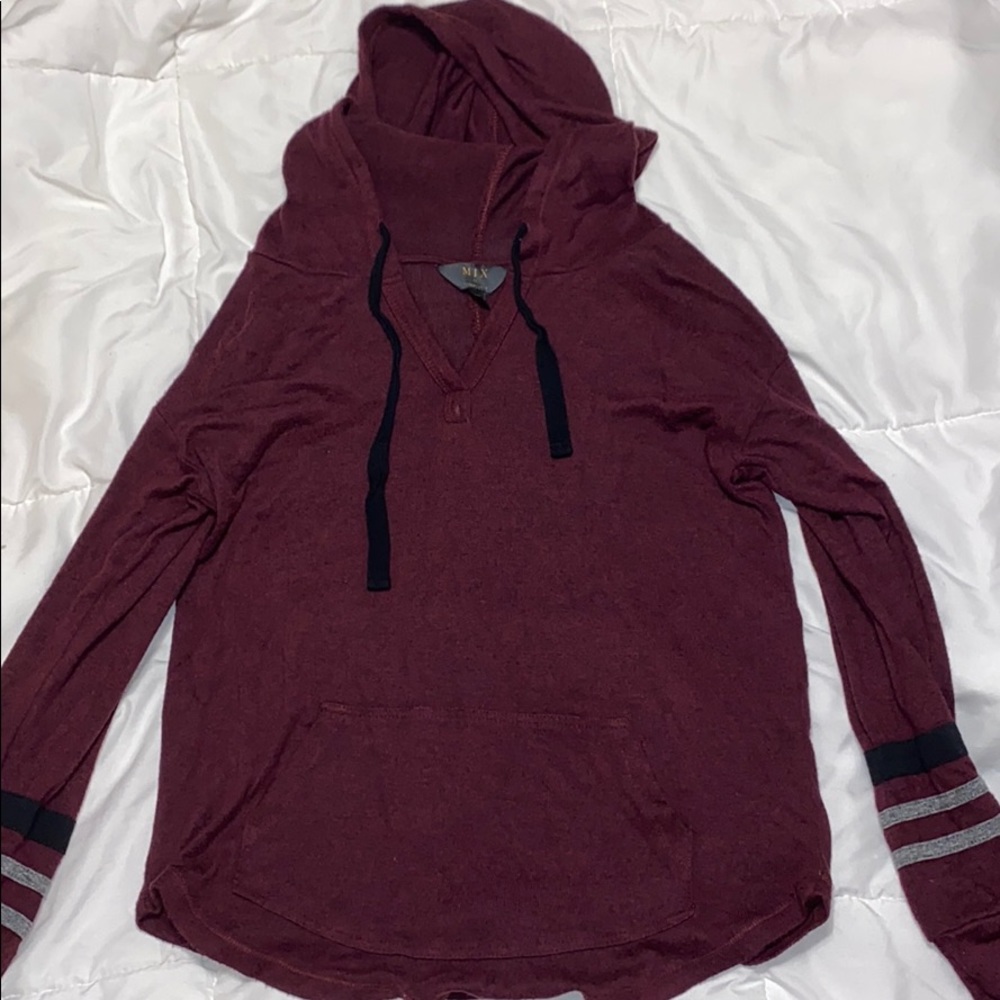 Maroon hoodie
